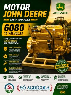 Motor John Deere 6080 12 válvulas