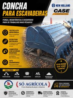 Concha para escavadeiras 
