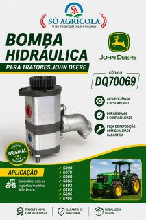 Bomba hidráulica para tratores John Deere linha 5000