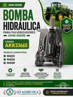 Bomba hidráulica para pulverizadores  john deere  M4025 M4030 M4040